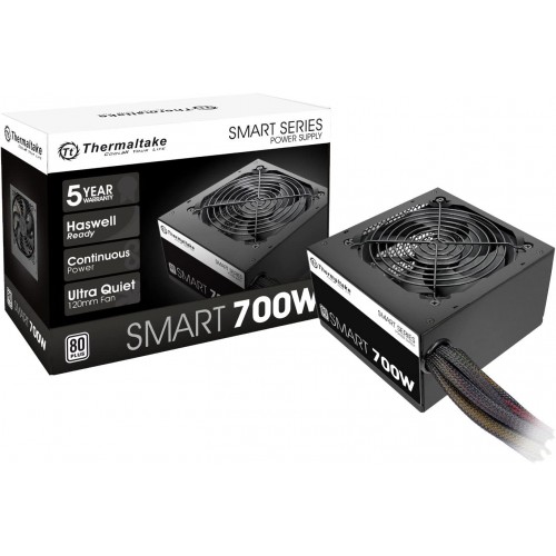 Thermaltake 700W 80+White Smart Non-Modular ATX Power Supply (SPD-0700NPCWUS-W)